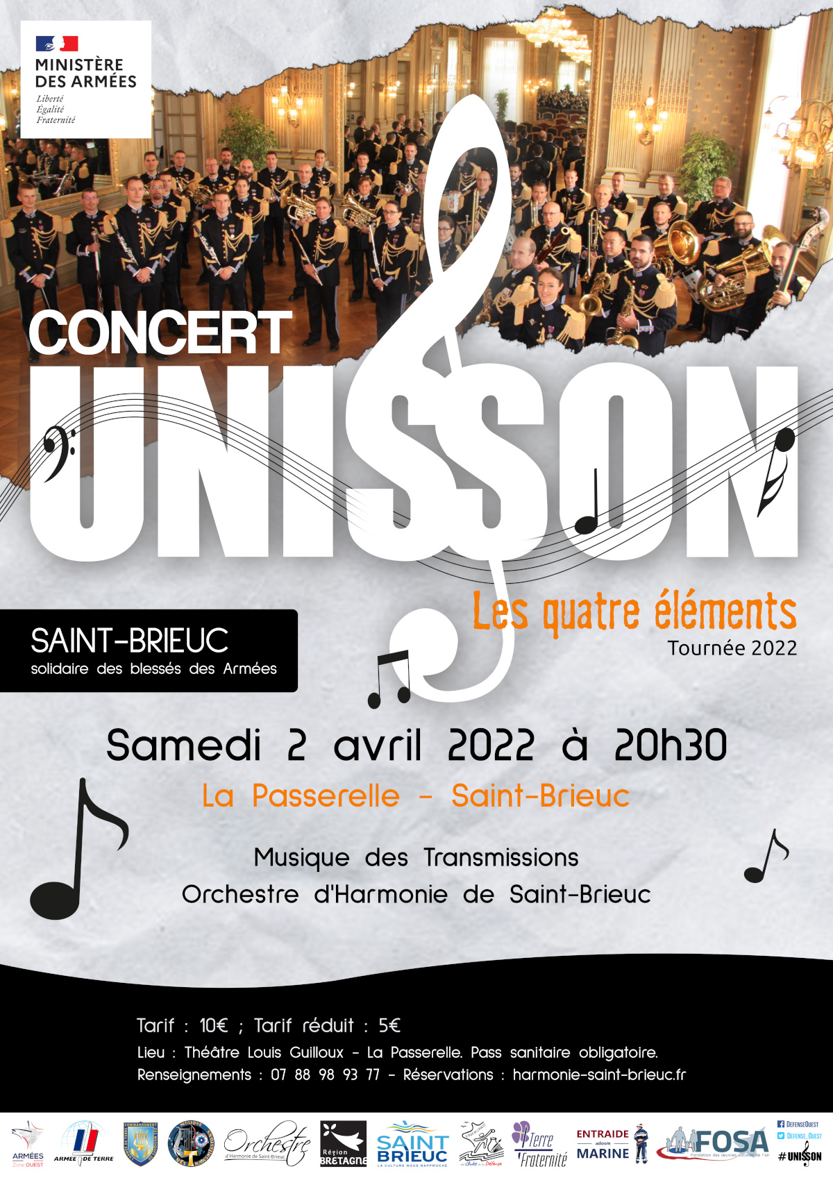 UNISSON 2022 concert à Saint-Brieuc